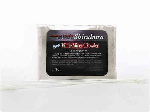 SHIRAKURA White Mineral Powder - 10g Nachfüllpack