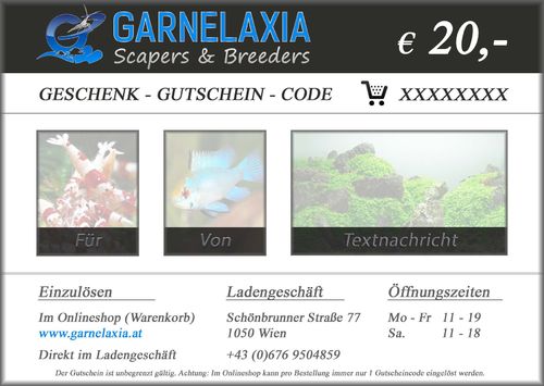 Garnelaxia Gutschein 20 €