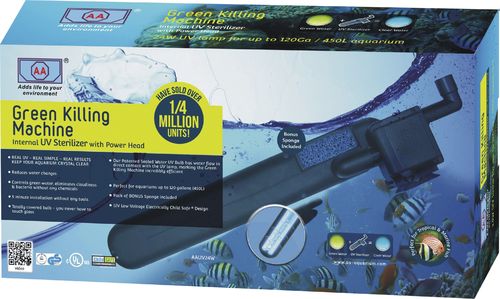 AA Green Killing Machine Water Clarifier - Internal UV Sterilizer 24W